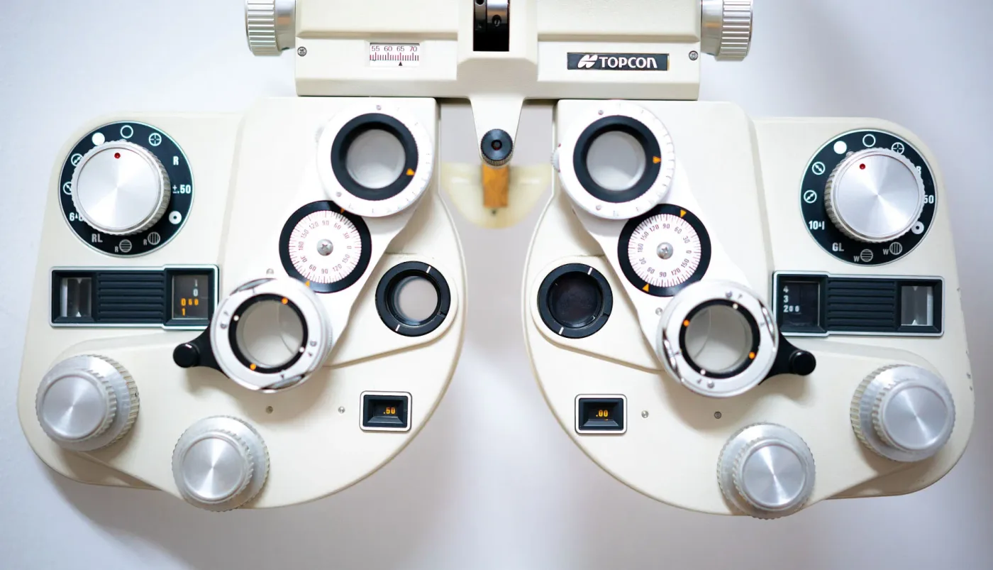 Foropter Topcon din cabinetul de oftalmologie al Policlinicii ProMedica Timișoara